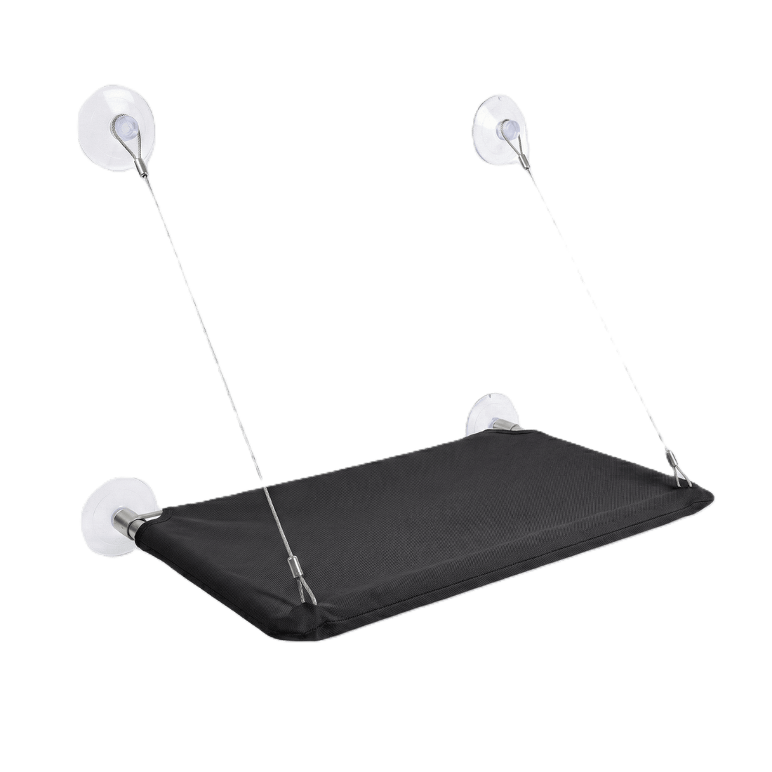 Hamac de fenêtre noir pour chat