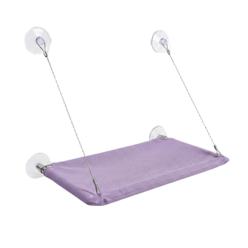 Hamac pour chat violet à ventouse