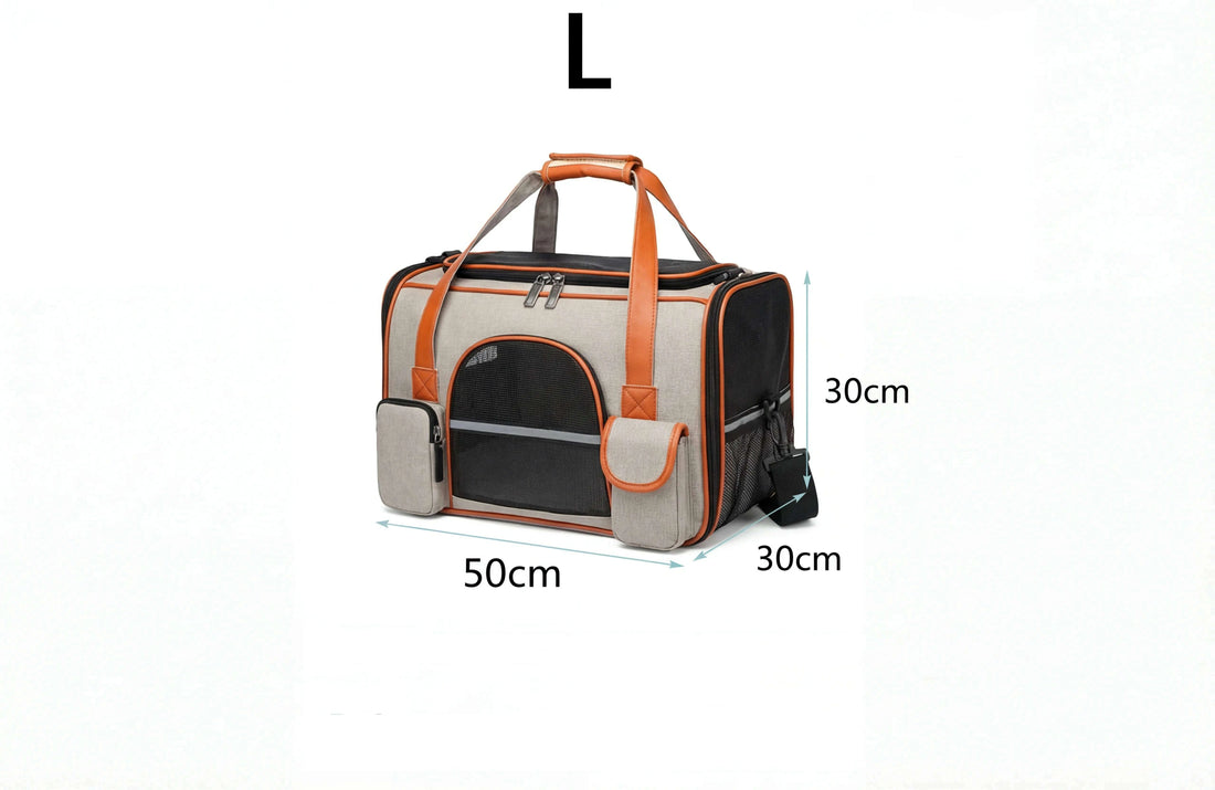 Sac de transport pour chat souple et pratique — vue en perspective