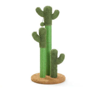 Griffoir cactus pour chat 3 poteaux sisal