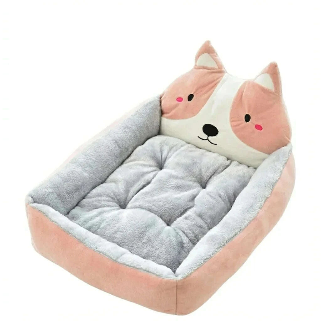 Panier douillet pour chat avec coussin moelleux