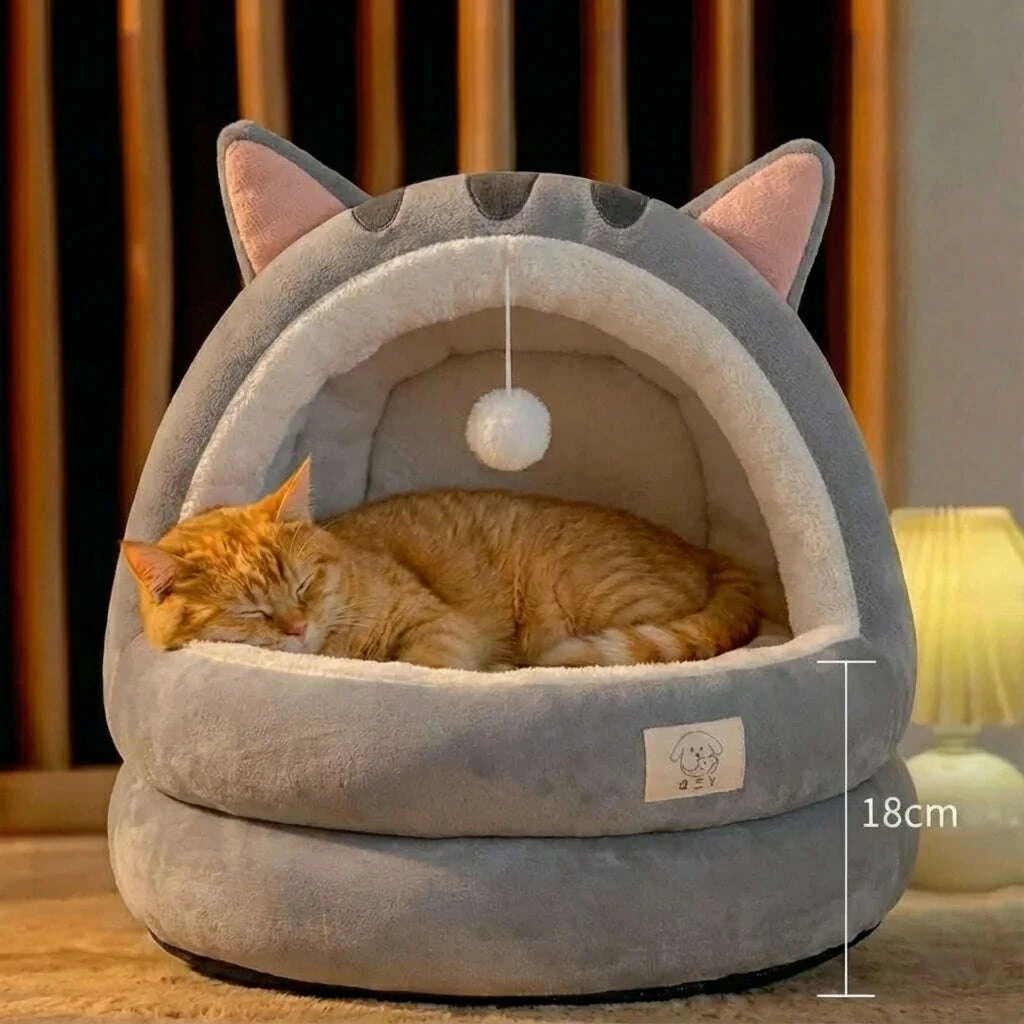 Maison pour chat au design moderne — en situation