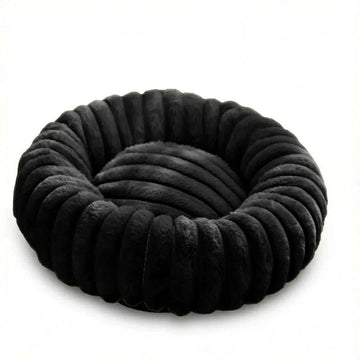 Panier à chat rond noir