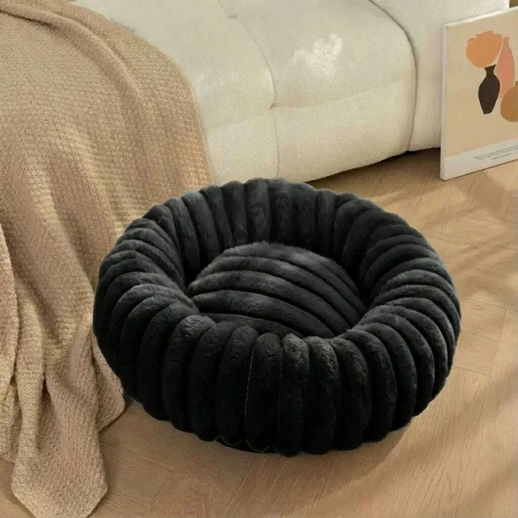 Panier pour chat original lavable, coloris marron