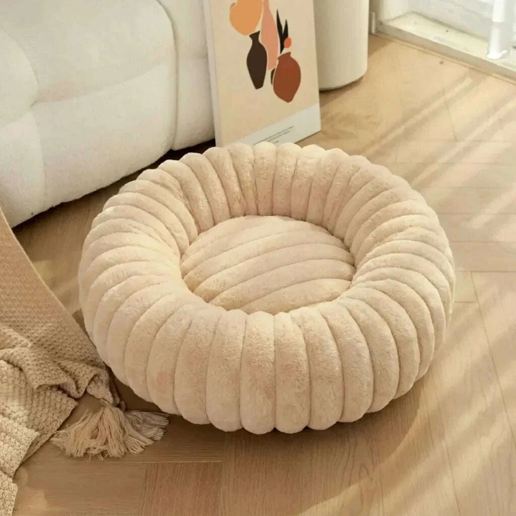 Panier rond pour chat — vue zoom