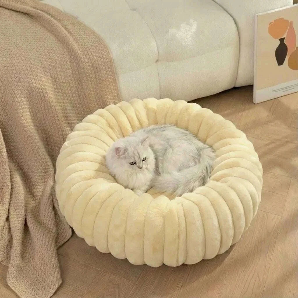 Panier rond pour chat — détail