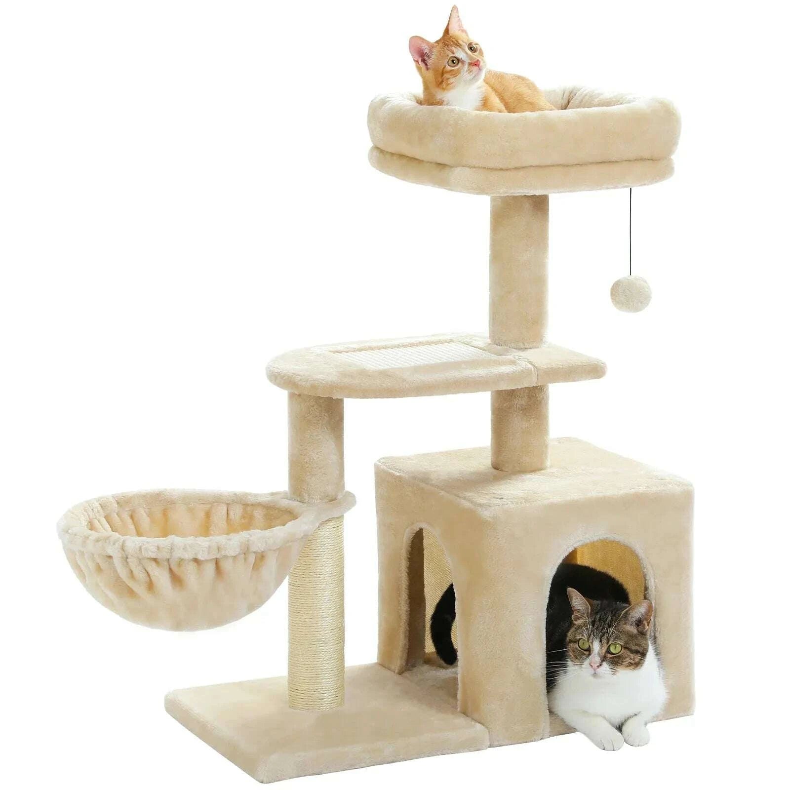 Petit arbre à chat pour espaces restreints — vue arrière