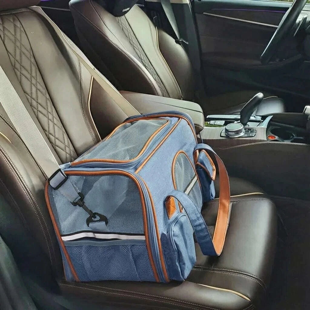 Sac de transport pour chat haut de gamme — détail