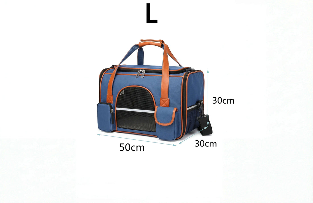 Sac de transport pour chat haut de gamme — vue en perspective