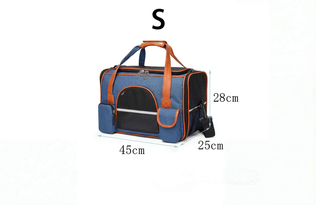 Sac de transport pour chat haut de gamme — vue en perspective