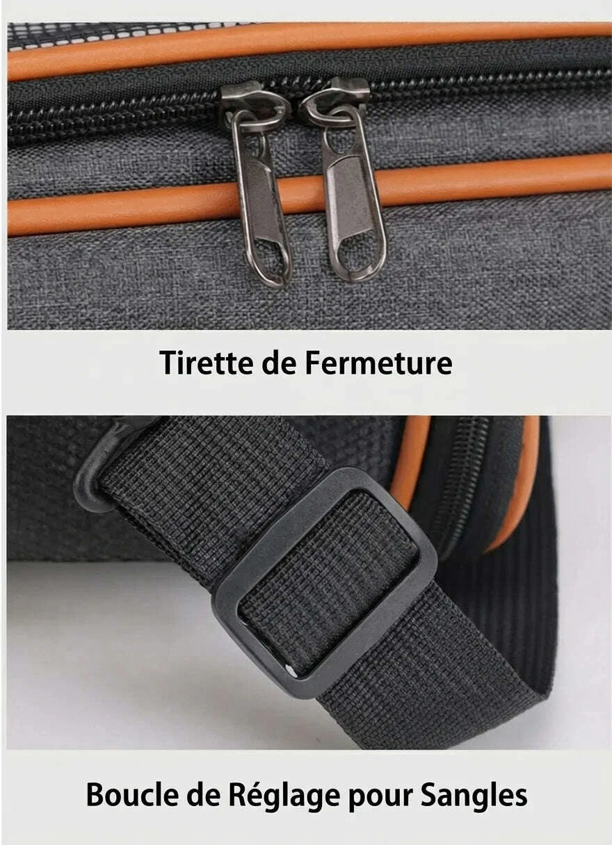 Sac de transport pour chat haut de gamme — vue en perspective